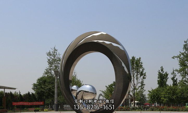 不锈钢海浪广场景观雕塑 不锈钢海浪广场景观雕塑
