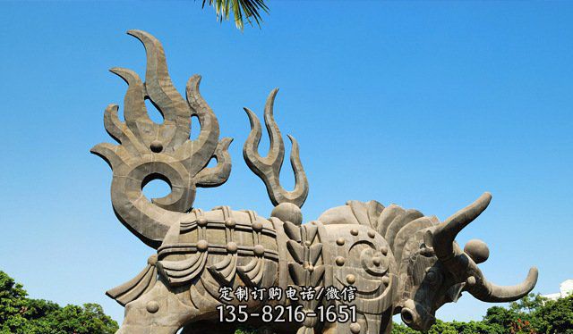 廣場火牛銅雕-人物肖像浮雕頭像 廣場火牛銅雕-人物肖像浮雕頭像