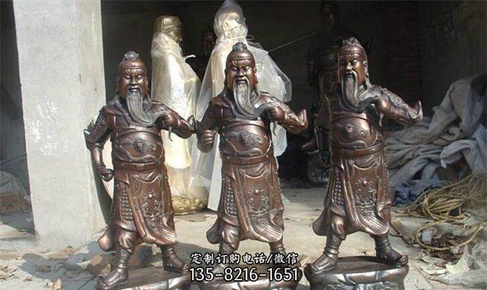关公古代人物铜雕 关公古代人物铜雕