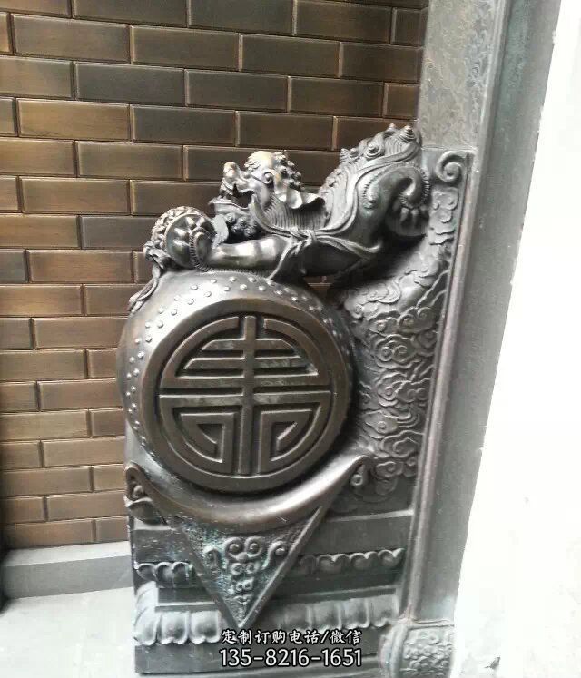仿古门墩铜雕-石雕龙头门墩 仿古门墩铜雕-石雕龙头门墩