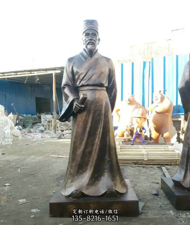李时珍古代名医铜雕 李时珍古代名医铜雕
