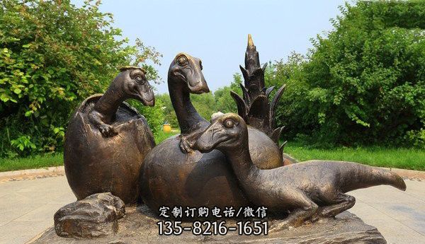 公园仿真恐龙铜雕 公园仿真恐龙铜雕