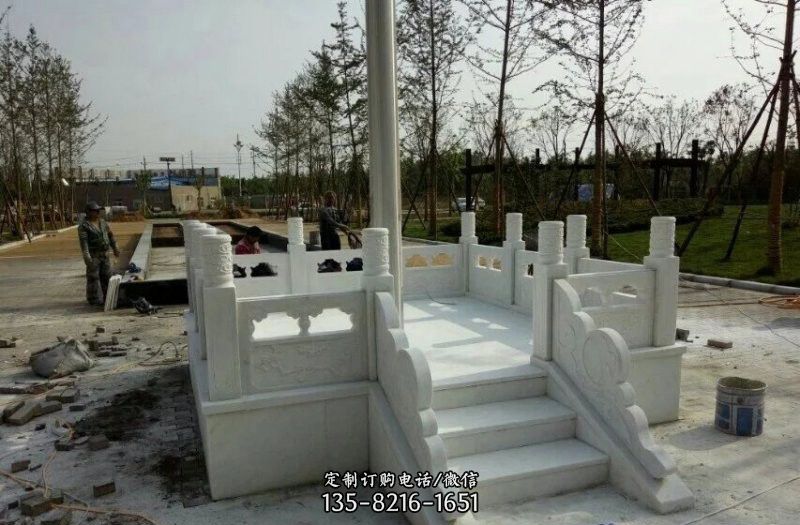 汉白玉国旗台石雕 汉白玉国旗台石雕