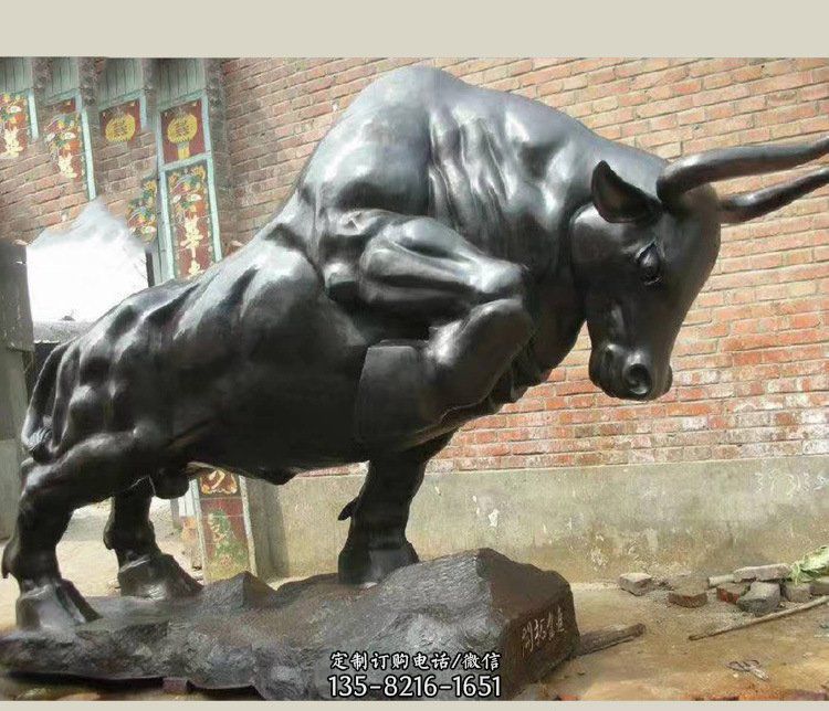 别墅牛铜雕塑-广场卡通雕塑 别墅牛铜雕塑-广场卡通雕塑