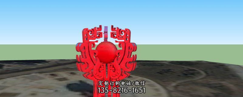 广场不锈钢古典标志雕塑 广场不锈钢古典标志雕塑