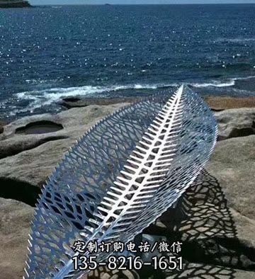 不锈钢镂空树叶景观雕塑 不锈钢镂空树叶景观雕塑
