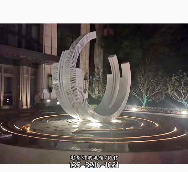 不锈钢广场喷泉雕塑 不锈钢广场喷泉雕塑