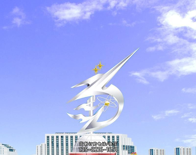 校园不锈钢飞向蓝天景观雕塑 校园不锈钢飞向蓝天景观雕塑