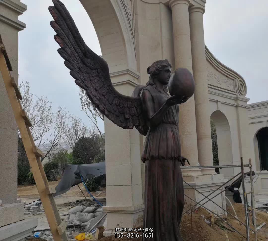 女神景观铜雕-不锈钢鹿景观雕塑 女神景观铜雕-不锈钢鹿景观雕塑