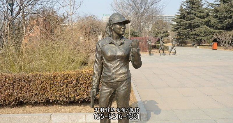 运动员公园人物铜雕 运动员公园人物铜雕