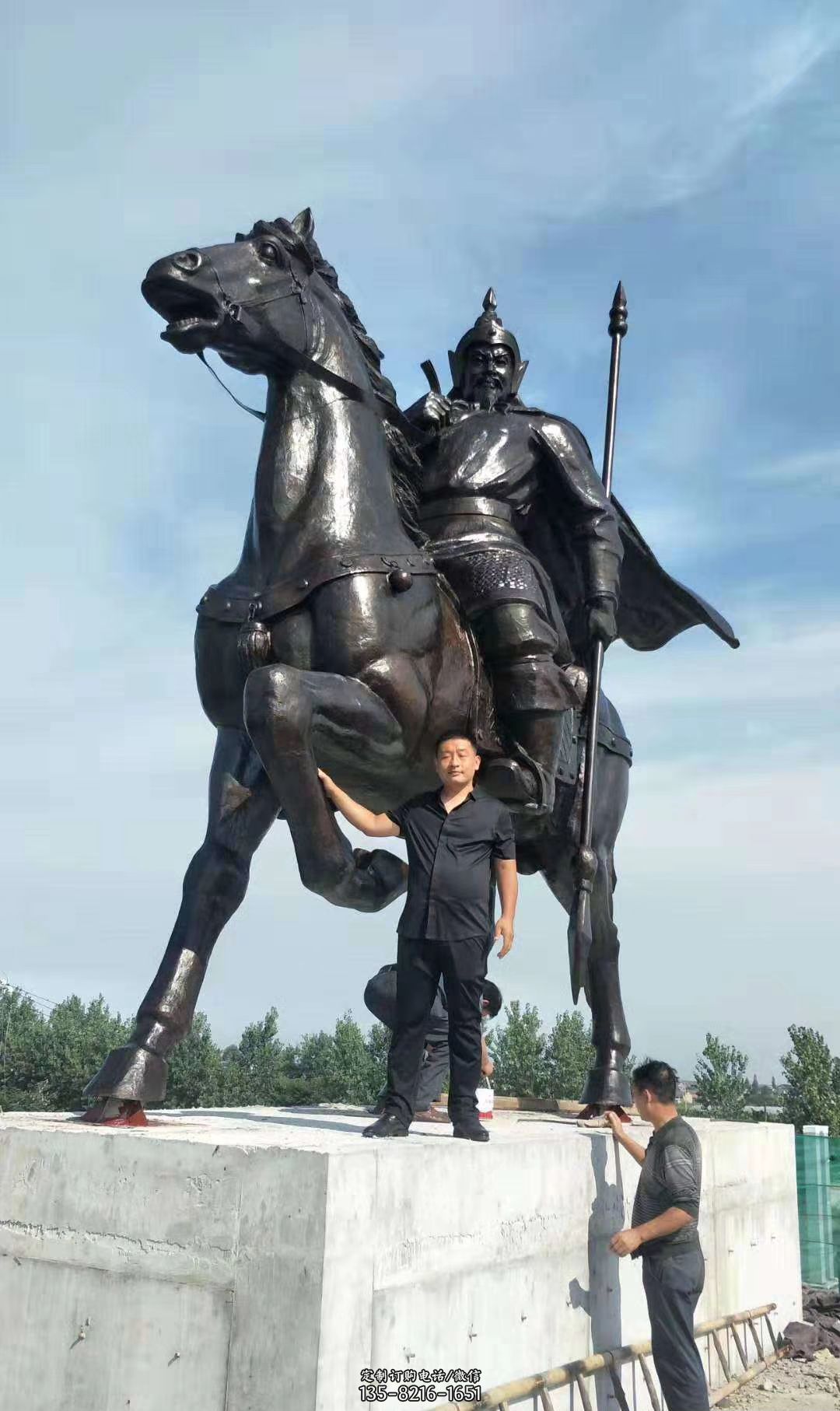 辽阳将军像雕塑制作厂家将军像雕塑图片中源雕塑