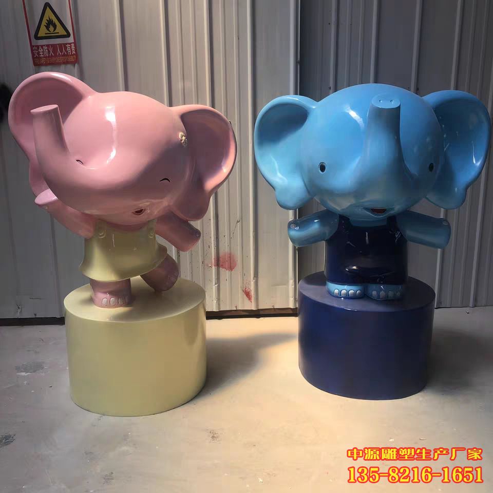 玻璃钢大象图片 玻璃钢大象图片