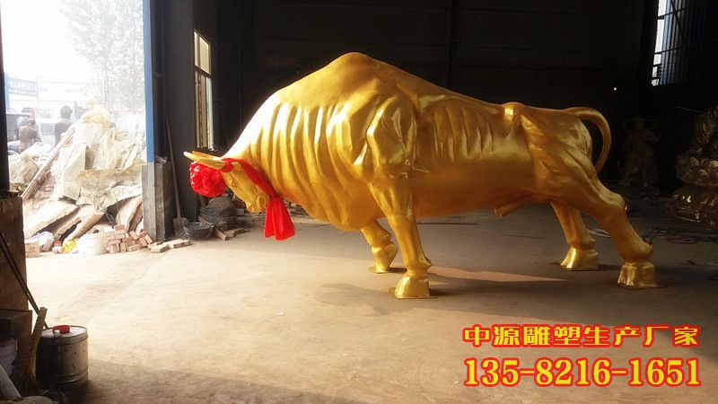金融街铜牛雕塑 金融街铜牛雕塑