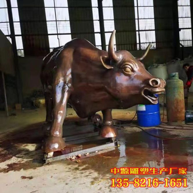 铜华尔街牛雕塑 铜华尔街牛雕塑
