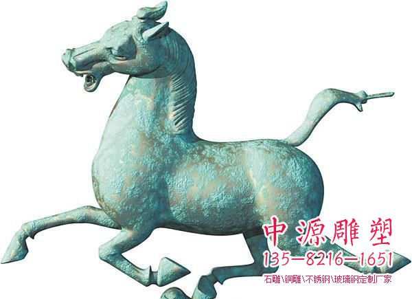青铜马踏飞燕雕塑 青铜马踏飞燕雕塑