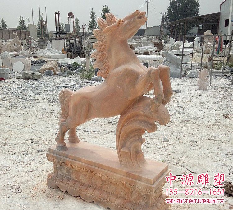 石雕踏浪奔马 石雕踏浪奔马