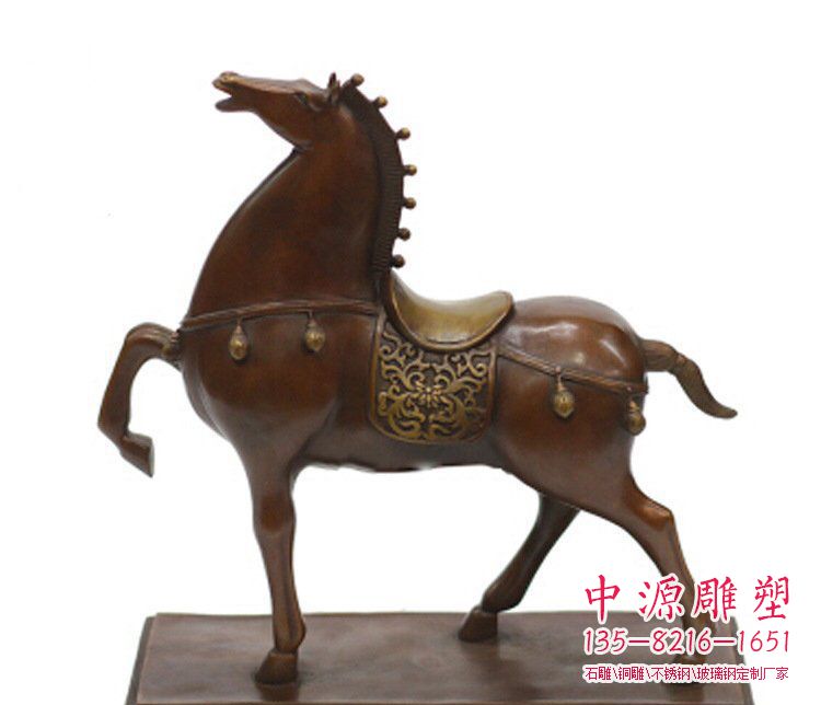 铜雕广场动物马雕塑摆件 铜雕广场动物马雕塑摆件