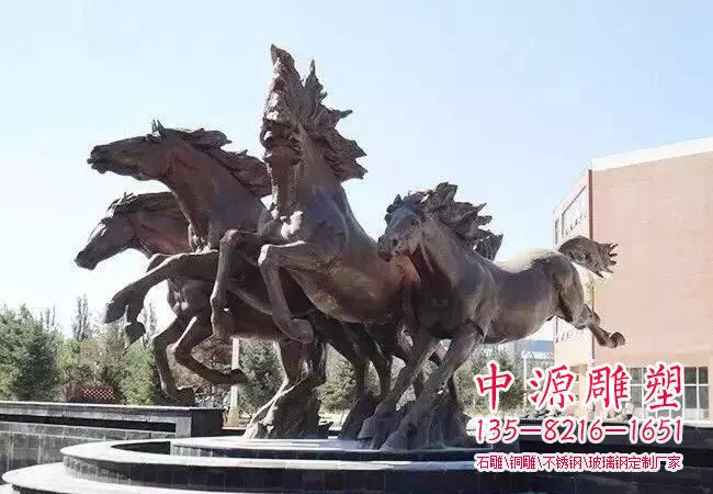 奔腾的马铜雕 奔腾的马铜雕