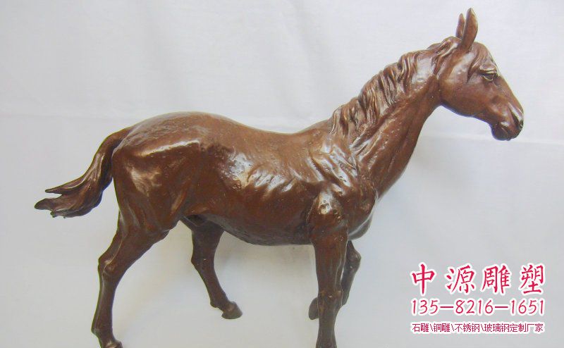 仿真马铸铜动物雕塑 仿真马铸铜动物雕塑
