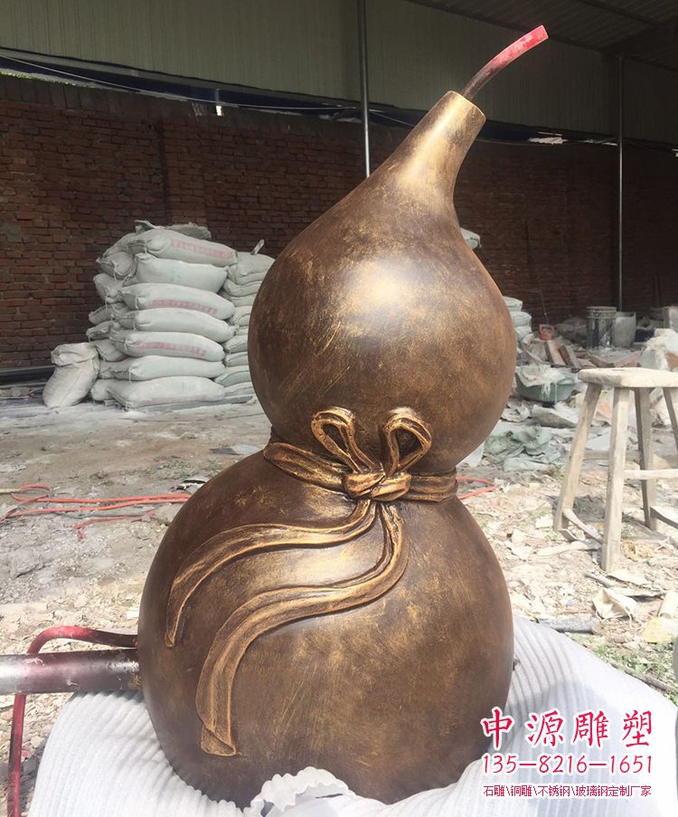葫芦铜雕-大型吉祥景观葫芦雕塑 葫芦铜雕-大型吉祥景观葫芦雕塑