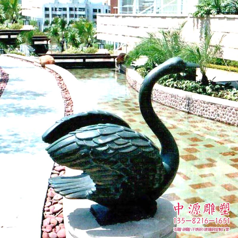 喷水天鹅,小区园林水景装饰动物雕塑 喷水天鹅,小区园林水景装饰动物雕塑
