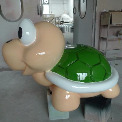 玻璃钢卡通乌龟雕塑 玻璃钢卡通乌龟雕塑