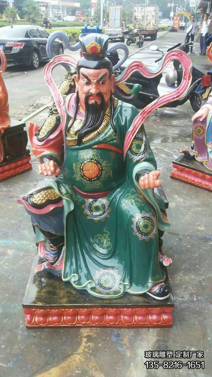 玻璃钢彩绘景区仿真太岁神像雕塑 玻璃钢彩绘景区仿真太岁神像雕塑