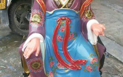 庙宇供奉神佛玻璃钢彩绘太岁雕塑