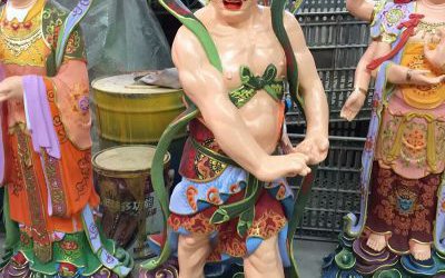 寺庙菩萨佛像玻璃钢彩绘二十四诸天雕塑