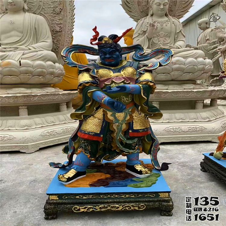 寺庙玻璃钢彩绘大型景观人物十二神将雕塑 寺庙玻璃钢彩绘大型景观人物十二神将雕塑
