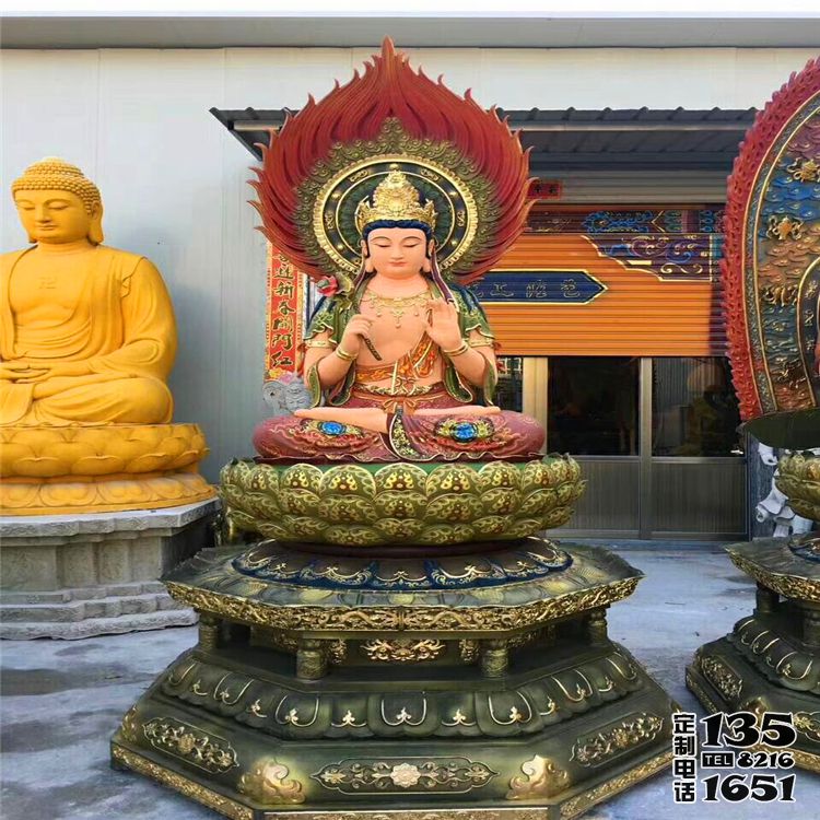 景区庙宇玻璃钢彩绘神佛三圣雕塑 景区庙宇玻璃钢彩绘神佛三圣雕塑