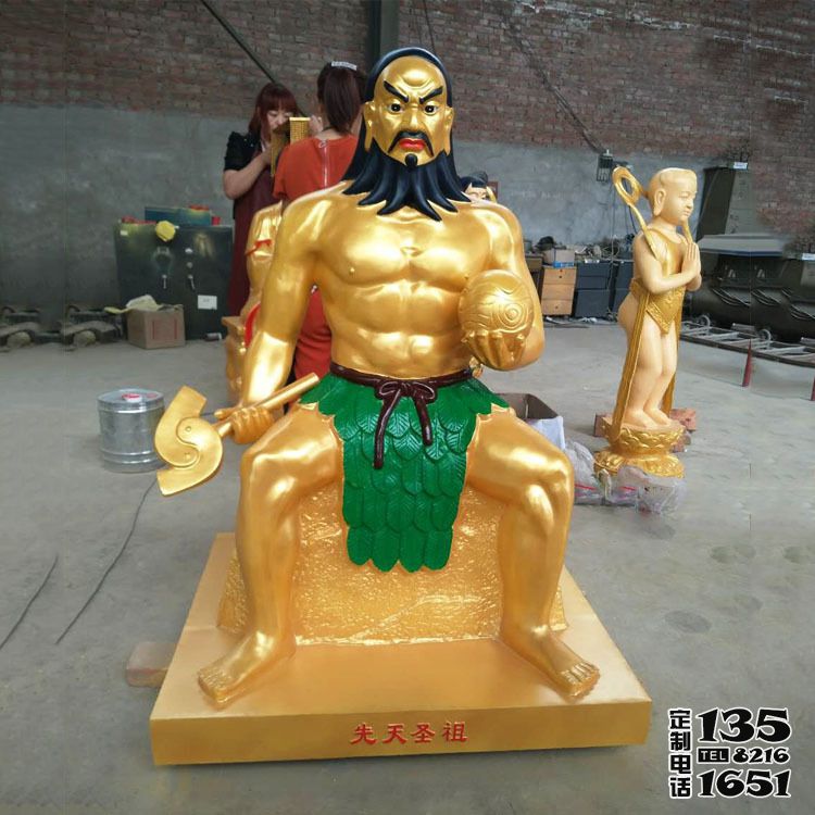 景区玻璃钢炎帝神农氏彩绘神像 景区玻璃钢炎帝神农氏彩绘神像
