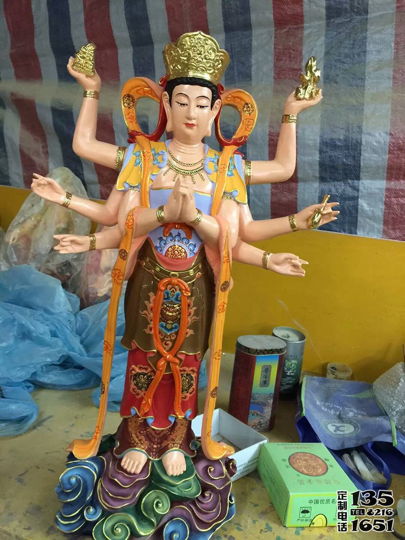 玻璃钢彩绘寺庙菩萨二十四诸天雕塑 玻璃钢彩绘寺庙菩萨二十四诸天雕塑