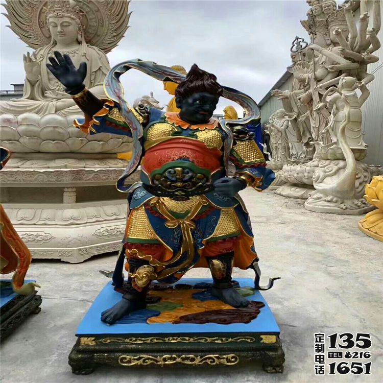寺庙玻璃钢彩绘十二神将雕塑 寺庙玻璃钢彩绘十二神将雕塑