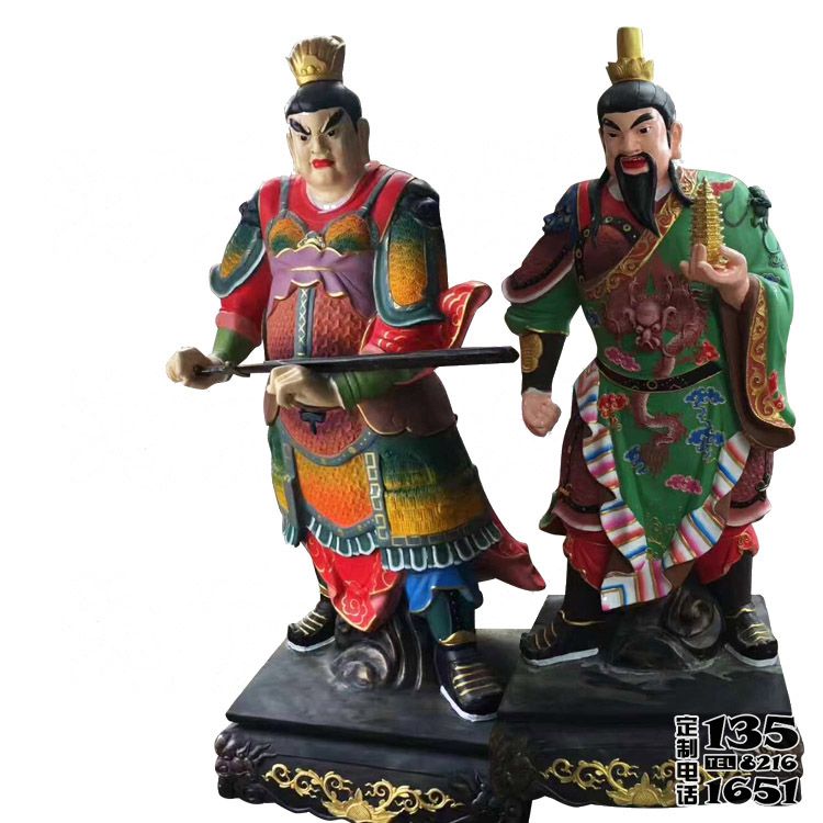 寺院供奉神佛护法玻璃钢彩绘八大金刚雕塑 寺院供奉神佛护法玻璃钢彩绘八大金刚雕塑