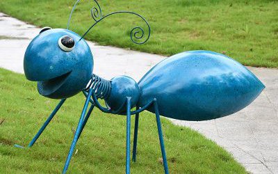 海边别墅玻璃钢蚂蚁雕塑