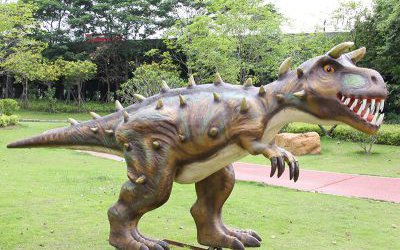 景区游乐场大型仿真玻璃钢动物侏罗纪恐龙雕塑