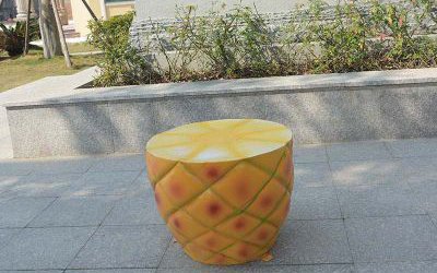 游乐园玻璃钢仿真创意凳子雕塑