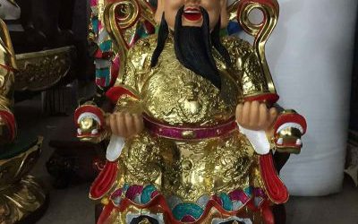 庭院供奉雕塑摆件玻璃钢财神雕塑