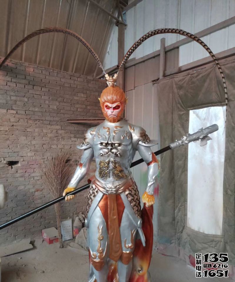 商场影院摆放玻璃钢孙悟空卡通人物雕塑 商场影院摆放玻璃钢孙悟空卡通人物雕塑