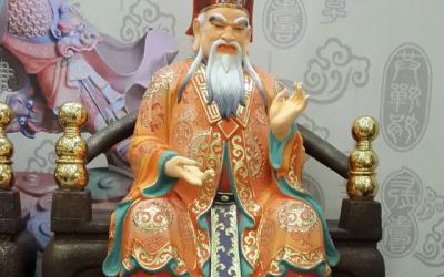 五路财神之偏财神玻璃钢寺庙供奉财神雕塑