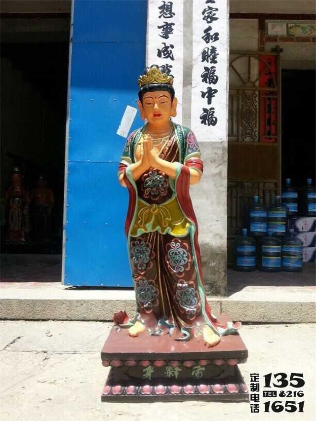 帝释身玻璃钢彩绘32应身神像 帝释身玻璃钢彩绘32应身神像