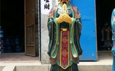 寺庙玻璃钢彩绘32应身神像雕塑