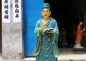 寺庙供奉佛像缘觉应玻璃钢彩绘32应身神像