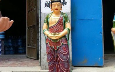 寺庙供奉神佛玻璃钢彩绘三十二应身雕塑