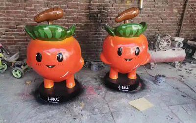 户外幼儿园玻璃钢卡通南瓜公仔雕塑