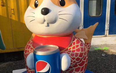 景区商场卡通创意仓鼠雕塑