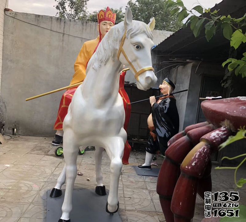 户外 景区玻璃钢彩绘西游记人物雕塑 户外 景区玻璃钢彩绘西游记人物雕塑