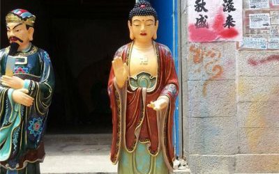 辟支佛玻璃钢彩绘32应身神像