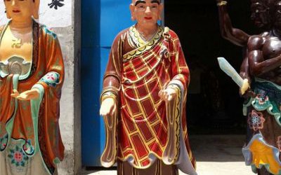 乾闼婆玻璃钢彩绘32应身神像